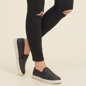 steve madden ecentrcq black sneaker size 7